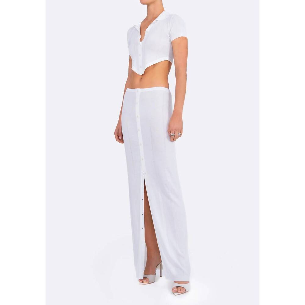 NEW NONCHALANT LABEL carolina skirt in white - Picture 2 of 3